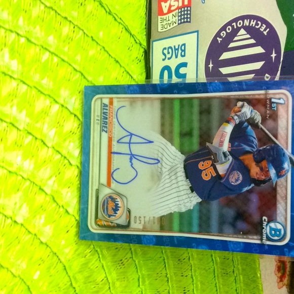 2020 Bowman Chrome Auto Francisco Alvarez